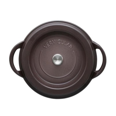 【本物新品保証】 バーミキュラ オーブンポットラウンド26cm SUKIYAKI(パール 調理器具