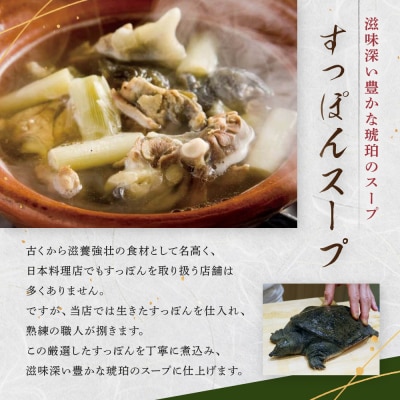 【特選】　すっぽんスープ　約400g×2食分　和食竜むら