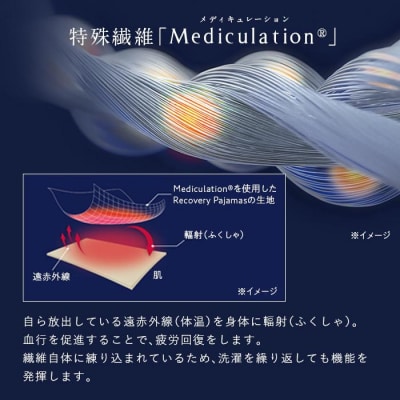 【ネイビーSサイズ】NEWPEACE Recovery Pajamas Set (Long)