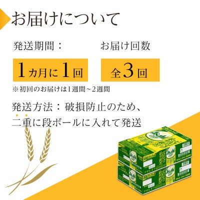 【定期便3回】 アサヒ オフ 350ml 24本 2ケース