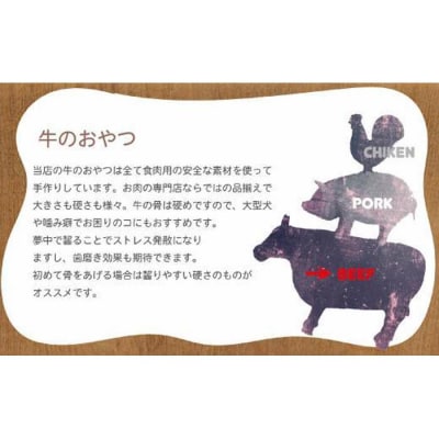 【大中小型犬向け】国産牛アキレス 1kg(500g×2) 無添加 手作り