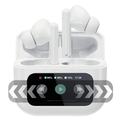 完全ワイヤレスイヤホン＜ホワイト＞Bluetooth5.4