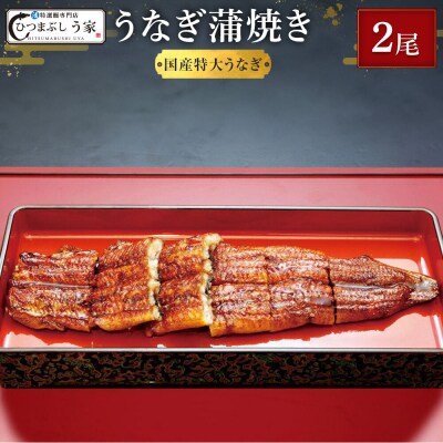 国産特大うなぎ蒲焼き(2尾)
