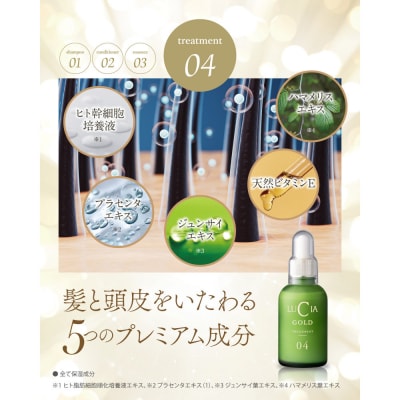 頭皮トリートメントゴールド