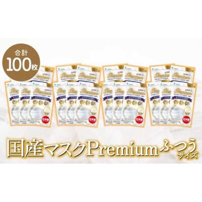名古屋で製造 高級国産不織布マスク(ふつうサイズ)5枚入×20袋