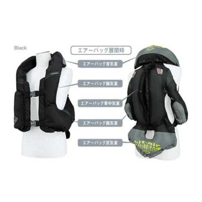 ＜2XLサイズ＞【バイク用品】エアバッグ　hit-air 一体型エアバッグ・ハーネスタイプ