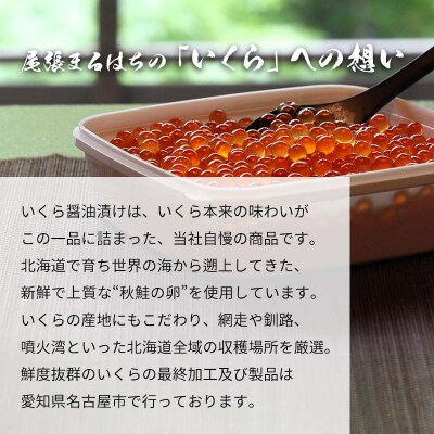 いくら 醤油漬け 160g(80g×2P) 北海道 秋鮭卵 冷凍 尾張まるはち