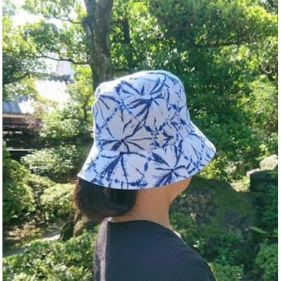 手蜘蛛絞り　クロッシェ帽子(レディース)