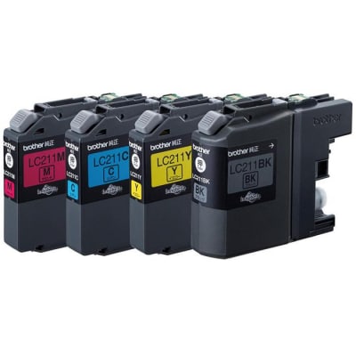 【ブラザー　純正インクカートリッジ】LC211-4PK