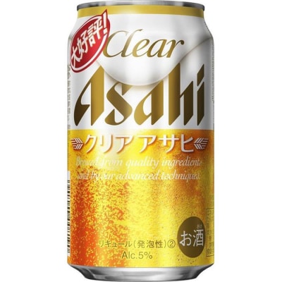 アサヒ　クリアアサヒ＜350ml缶＞24缶入　1ケース　名古屋工場製造