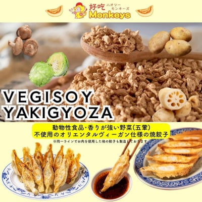 餃子・焼餃子・VEGISOY YAKIGYOZA 50個【冷凍品】