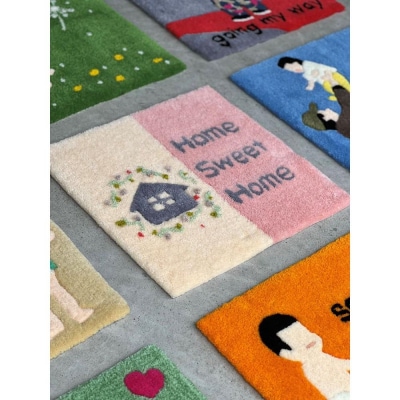 タフティングでつくる世界に1つのオリジナルラグマット 75cm×90cm以下