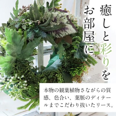 ナチュラル グリーンリース