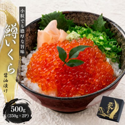 いくら 醤油漬け 500g(250g×2P)  小分け  鱒の卵 化粧箱入り