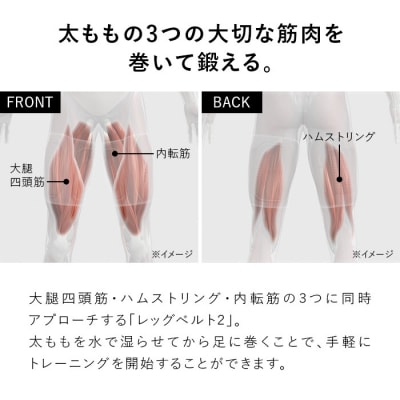 SIXPAD Leg Belt 2【M-Lサイズ】 シックスパッド レッグベルト 筋トレ 家電
