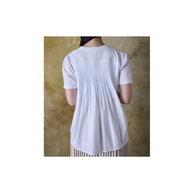 ◆サイズ:3(L)◆バックギャザープリーツTシャツ