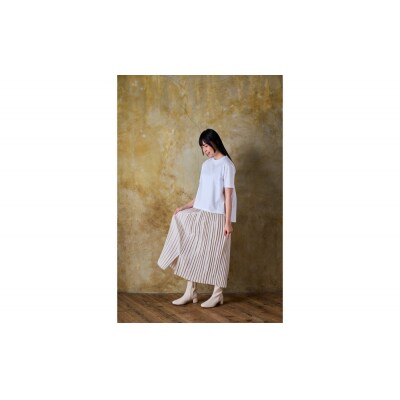◆サイズ:3(L)◆バックギャザープリーツTシャツ