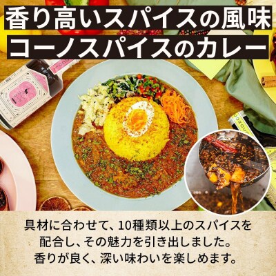 《無地熨斗》 コーノスパイス サバと大根のカレー 200g×3パック