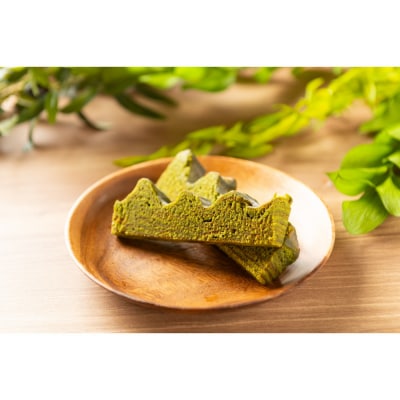 西尾抹茶使用!抹茶バウムクーヘンスティックタイプ　3本セット