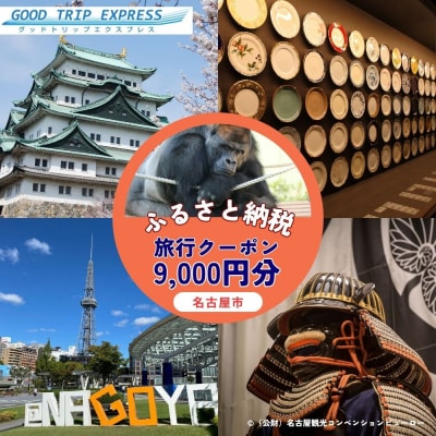 名古屋市に泊まる ふるさと納税旅行クーポン【9,000円分】