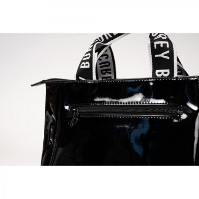 BUNCUREY　エナメルカートバック(BM23SS-17-037)〈ブラック〉