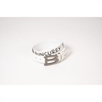 BUNCUREY　ロゴPTベルト(BM23SS-08-021)〈ホワイト〉