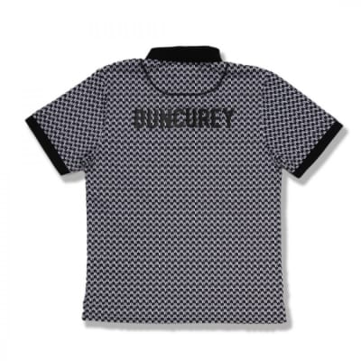 BUNCUREY　ゴルフウェア　モノグラム半袖ポロシャツ オフ/サイズ6
