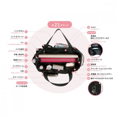 ＼限定寄付額/Y-Style 収納力がすごい!バッグインバッグ Sサイズ