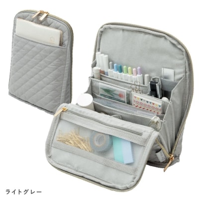 Y-Style 手帳が入るペンケース Mサイズ【ライトグレー】