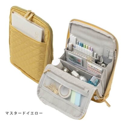 Y-Style 手帳が入るペンケース Mサイズ【マスタードイエロー】