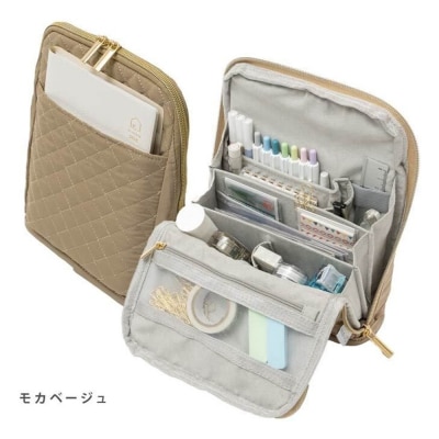 Y-Style 手帳が入るペンケース Mサイズ【モカベージュ】