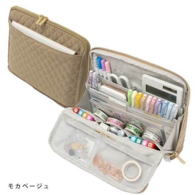 Y-Style 手帳が入るペンケース Lサイズ【モカベージュ】