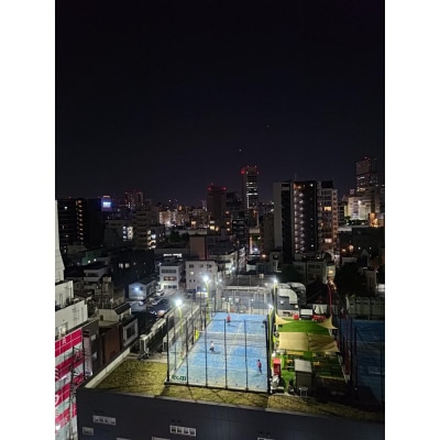 レンタルパデルコート券(土日祝9時-23時)