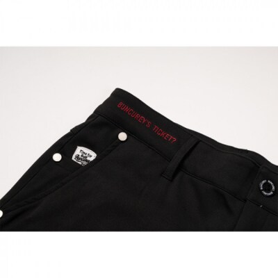 BUNCUREY　ゴルフウェア　ロングパンツ　ブラック/サイズ4