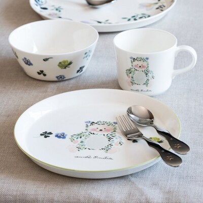 ナルミ アンナエミリア ボウル(くま) 12cm 51949-2882P