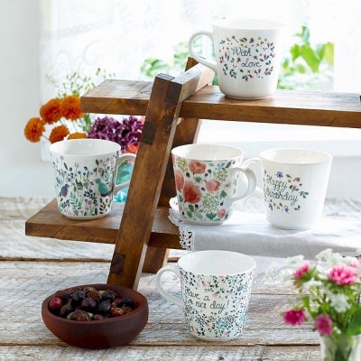 ナルミ アンナエミリア マグカップ(Thank you) 340cc 51942-2923P