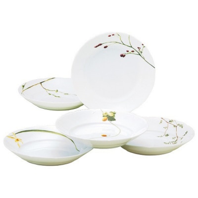 ナルミ 里花暦 カレー&パスタプレート 21cm 5点セット 40912-32842