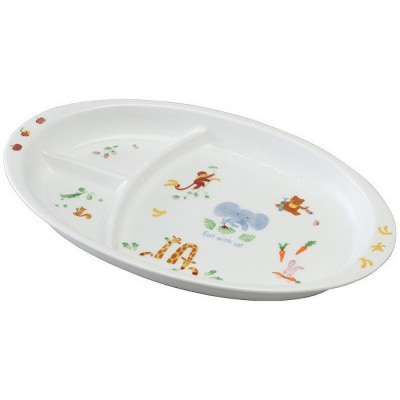 ナルミ みんなでたべよっ! キッズプレート 28cm 40433-5554