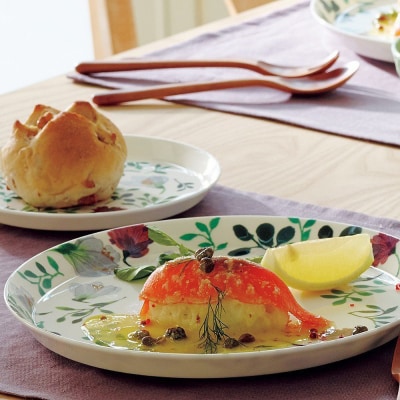 ナルミ アンナエミリア プレート(グランドマザーズブーケ) 24cm 51857-5643P