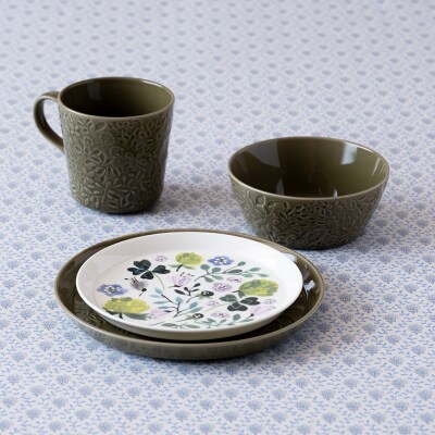 ナルミ アンナエミリア プレート(クローバーガーデン) 16cm