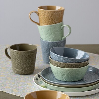 ナルミ アンナエミリア マグカップ(フォレストグリーン) 350cc 41790-6397