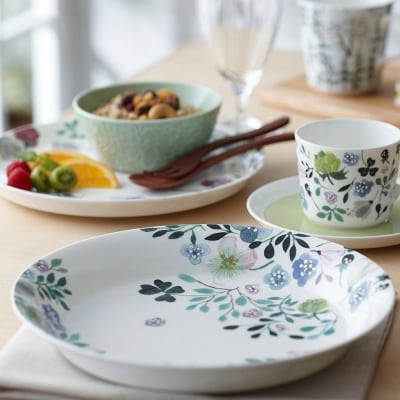 ナルミ アンナエミリア パスタプレート(クローバーガーデン) 24cm 51854-5721P