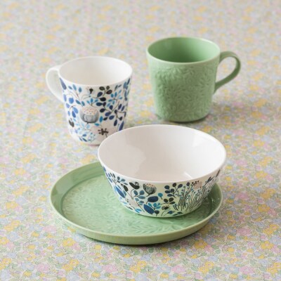 ナルミ アンナエミリア マグカップ(グリーン) 350cc 41613-6397