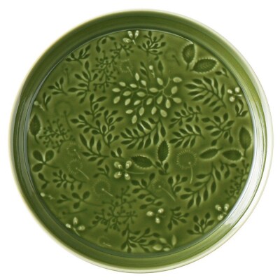 ナルミ アンナエミリア プレート(フォレストグリーン) 19cm 41790-5949