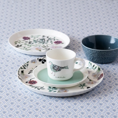 ナルミ アンナエミリア カップ&ソーサー(とり) 220cc 2人用 96697-23167P