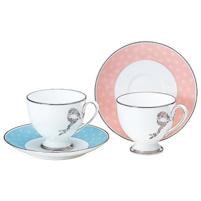 ナルミ フェリシータ! コーヒーカップ&ソーサー 210cc 2人用 95586-20861P