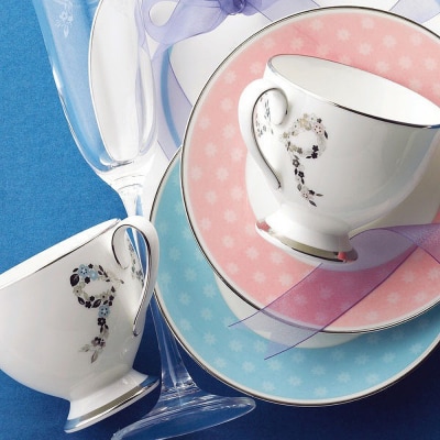 ナルミ フェリシータ! コーヒーカップ&ソーサー 210cc 2人用 95586-20861P