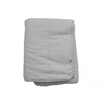 綿入りガーゼキルトケット シングル(アッシュグレー)