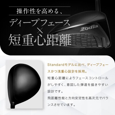 Zodia Z935Tour ドライバー　RODDIO社製Zodiaオリジナルシャフト60S