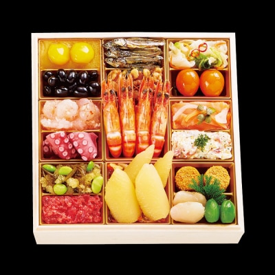 【12/30発送】【大丸・松坂屋厳選おせち　桜花】＜八百彦本店＞和風三段/4人前